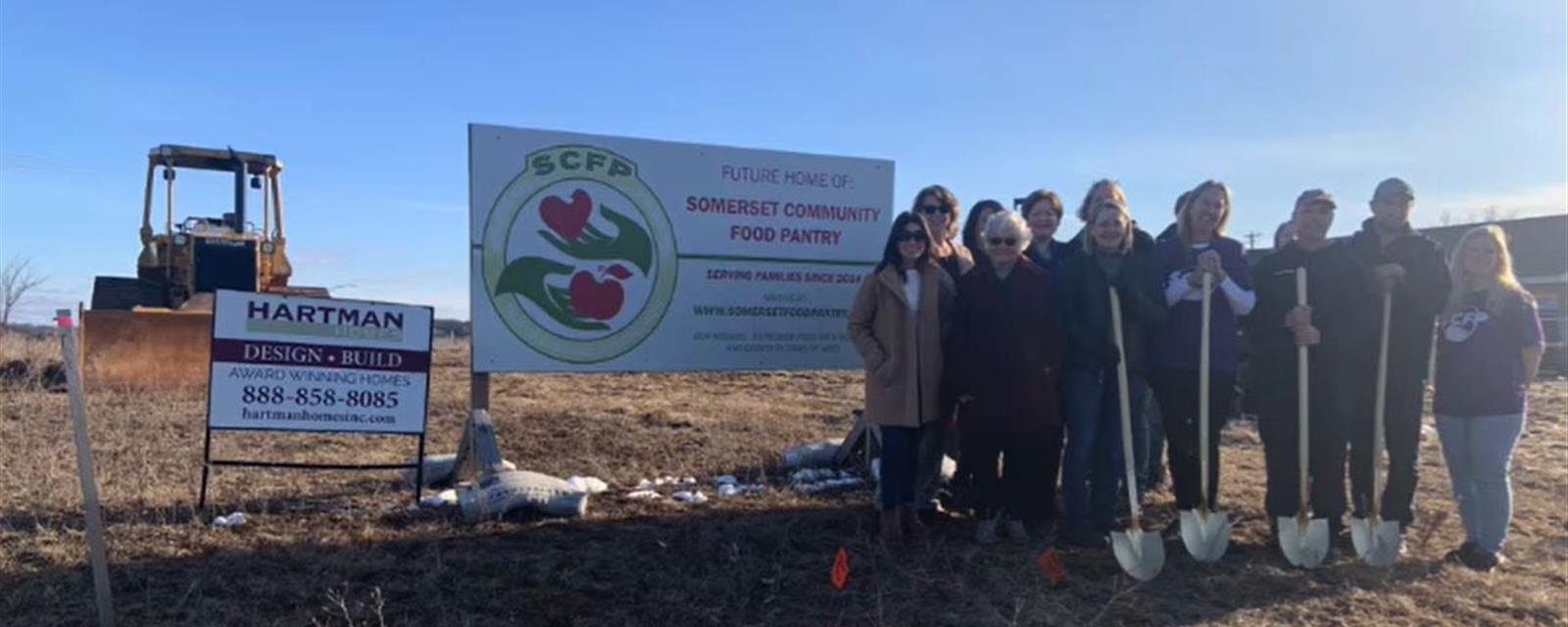 Hartman Homes Blog: Official Groundbreaking of the New Somerset Community Food Pantry Photo 1