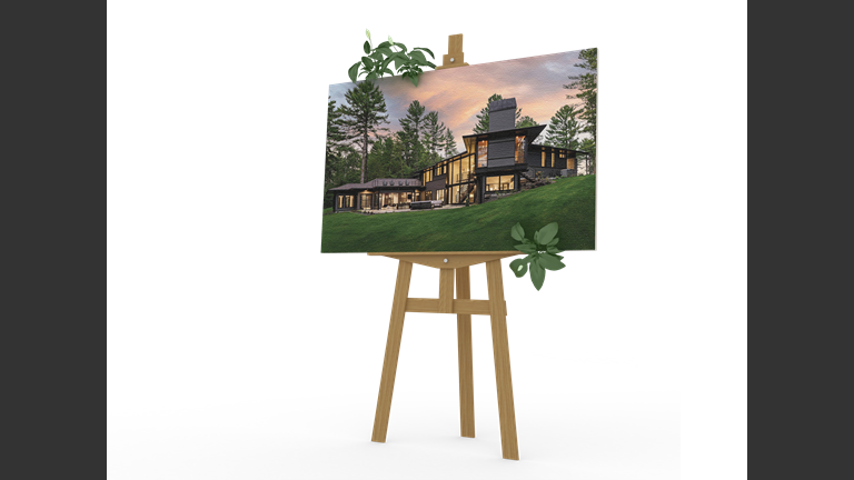 Prairie On Easel