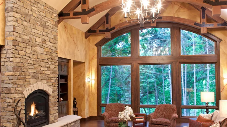 Refined Lodge on Ride Place - Living Room